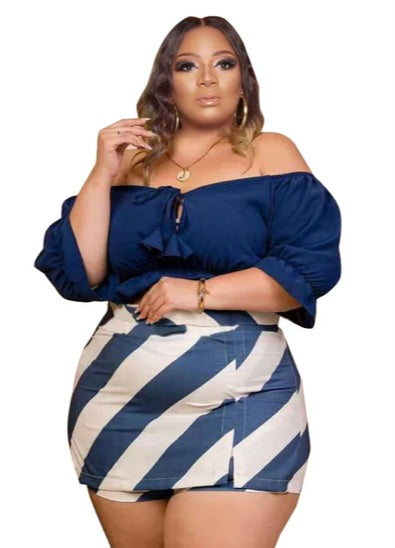 Keep them guessing skort set