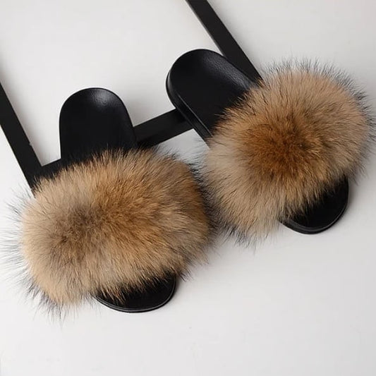 Brown fur slides